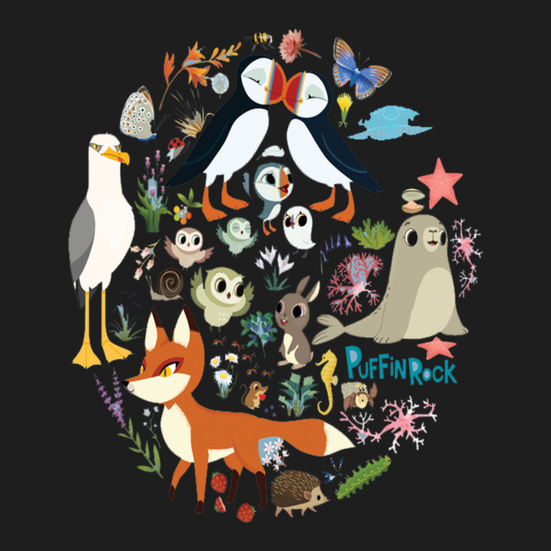 Puffin Rock Gift For Fans Puffin Rock Characters Heavyweight Hoodie by ArtChic | Teevron