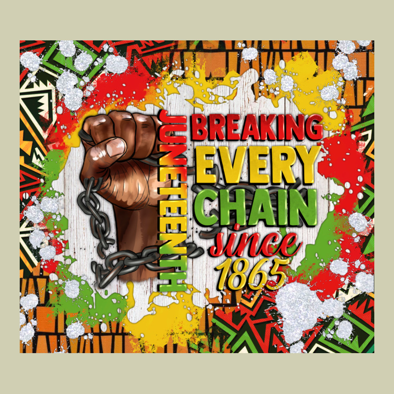 Juneteenth Breaking Every Chain Since 1865 Heavy Core Tee by CowGirlArtShop | Teevron