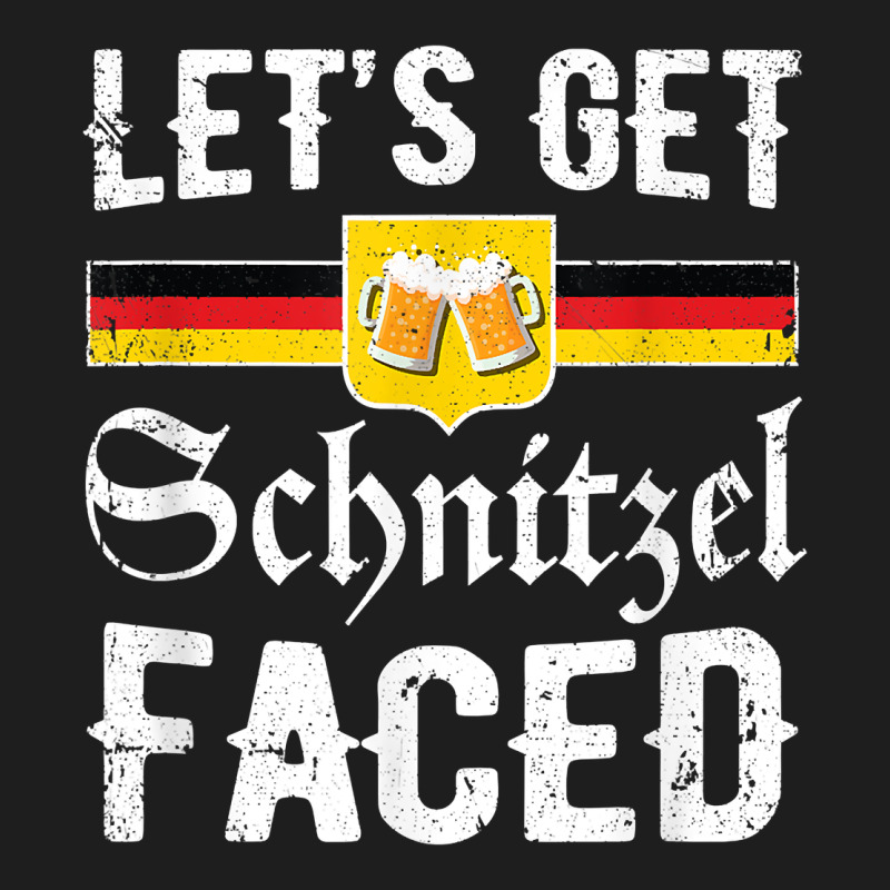 Lets Get Schnitzel Faced Men Women Vintage Oktoberfest T Shirt Heavyweight Hoodie by StudioElite | Teevron