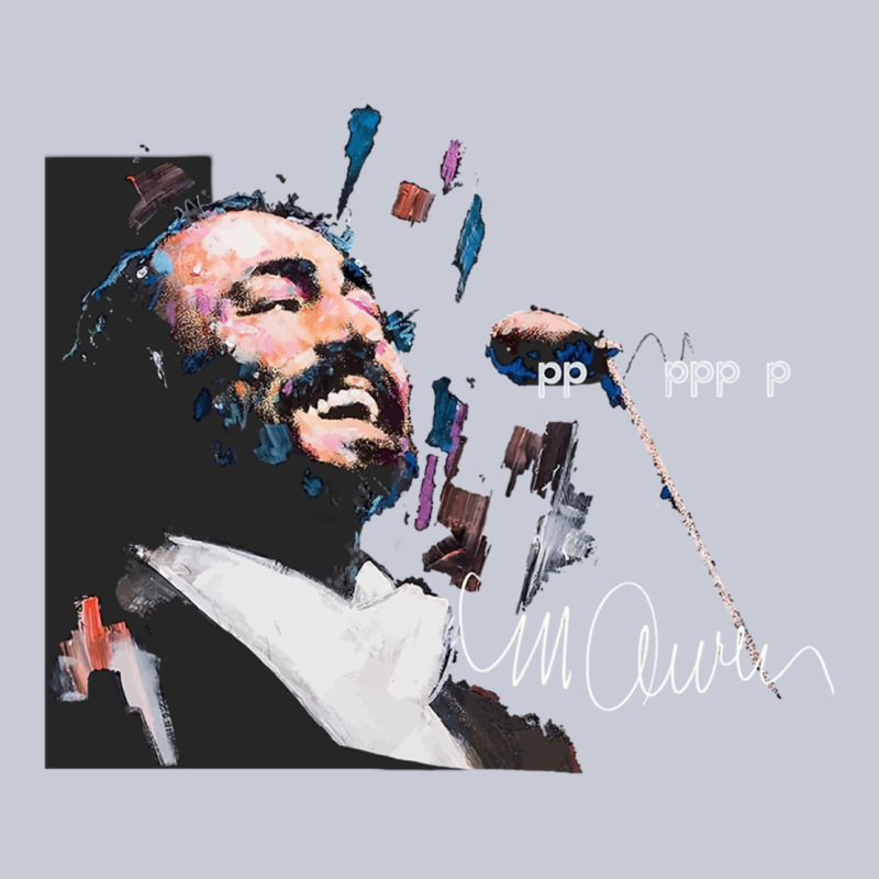 Original Portrait Of Luciano Pavarotti Heavyweight Hoodie by StudioElite | Teevron