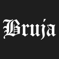 Womens Bruja Old English Chola Witchy V Neck T Shirt Heavyweight Hoodie | Teevron