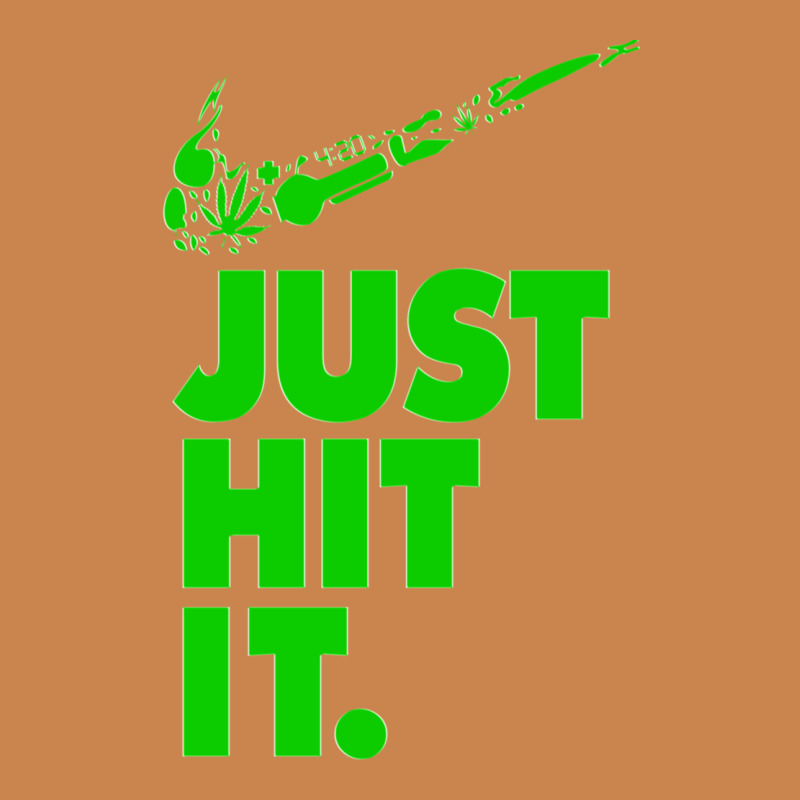 Just Hit It Cannabis Weed Vintage Retro Design For Weed Lover Heavyweight Hoodie by SnappyArt | Teevron