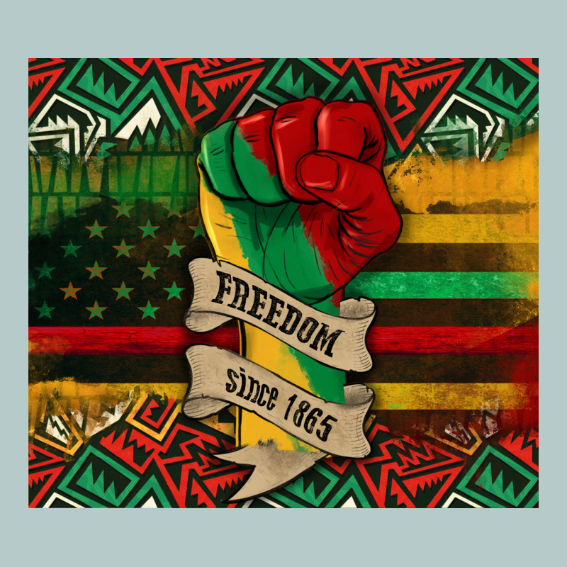 Juneteenth Freedom Since 1865 Heavy Core Tee by CowGirlArtShop | Teevron