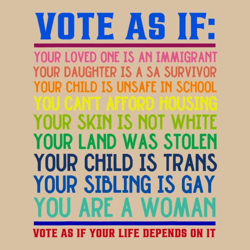 Vote As If Your Life Depends On It Human Rights Heavyweight Hoodie by SnappyArt | Teevron