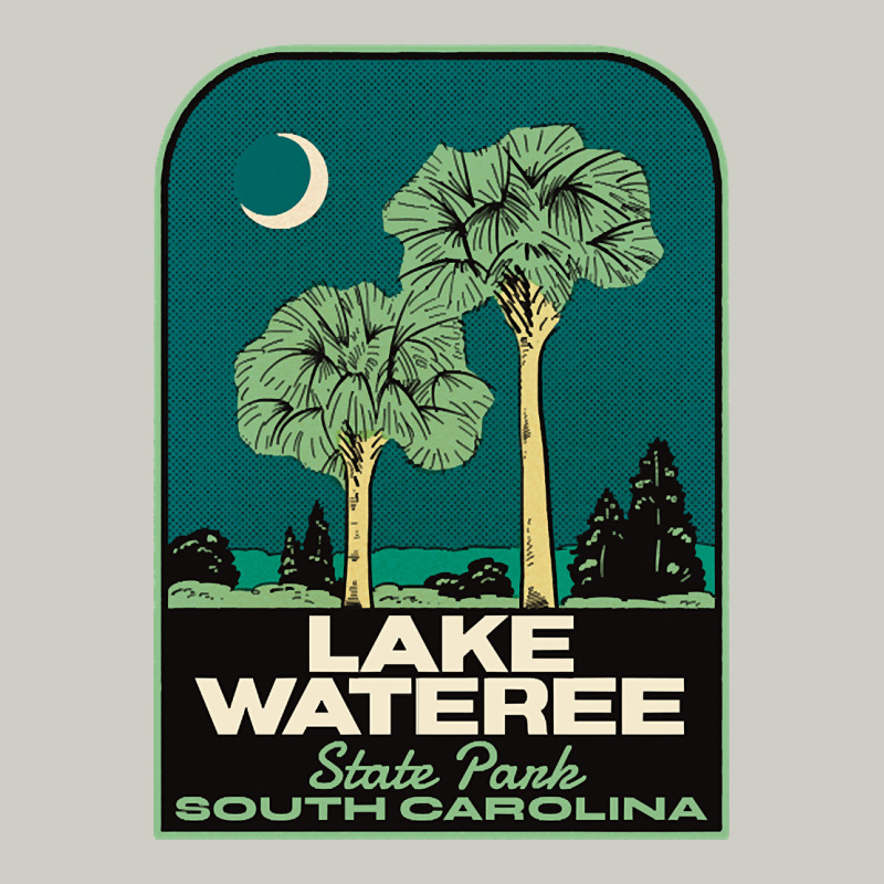 Trending Lake Wateree State Park Sc Vintage Travel Heavyweight Hoodie by SnappyArt | Teevron