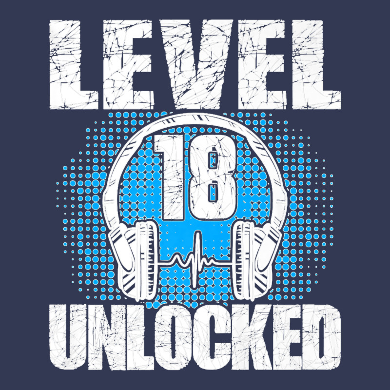 Level 18 Unlocked Birthday 18 Years Gamer Premium T Shirt Heavyweight Hoodie by FloraArt | Teevron