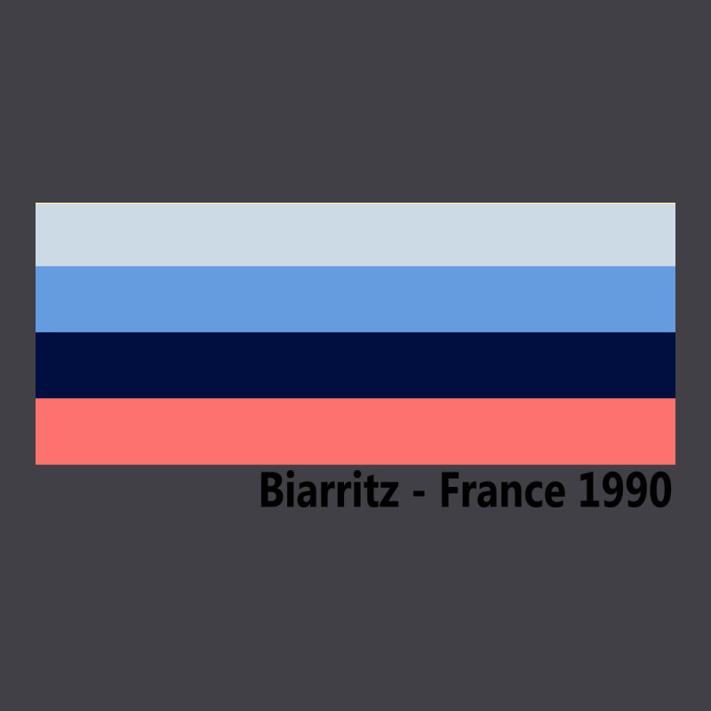 Biarritz France 1990 Heavyweight Hoodie by FloraArt | Teevron