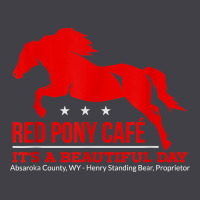 Red Pony Cafe, Funny Cute Horse Lover Heavyweight Hoodie | Teevron