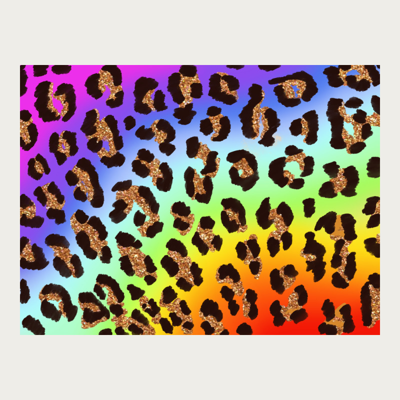 Leopard Background Rainbow 3200x2400 Zipper Hoodie by AdoDesignShop | Teevron