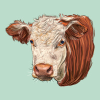 Hereford Cow Face Premium Hoodie | Teevron