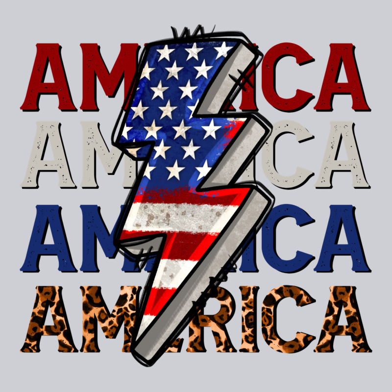 America With Lightning Bold Classic Tee by CowGirlArtShop | Teevron