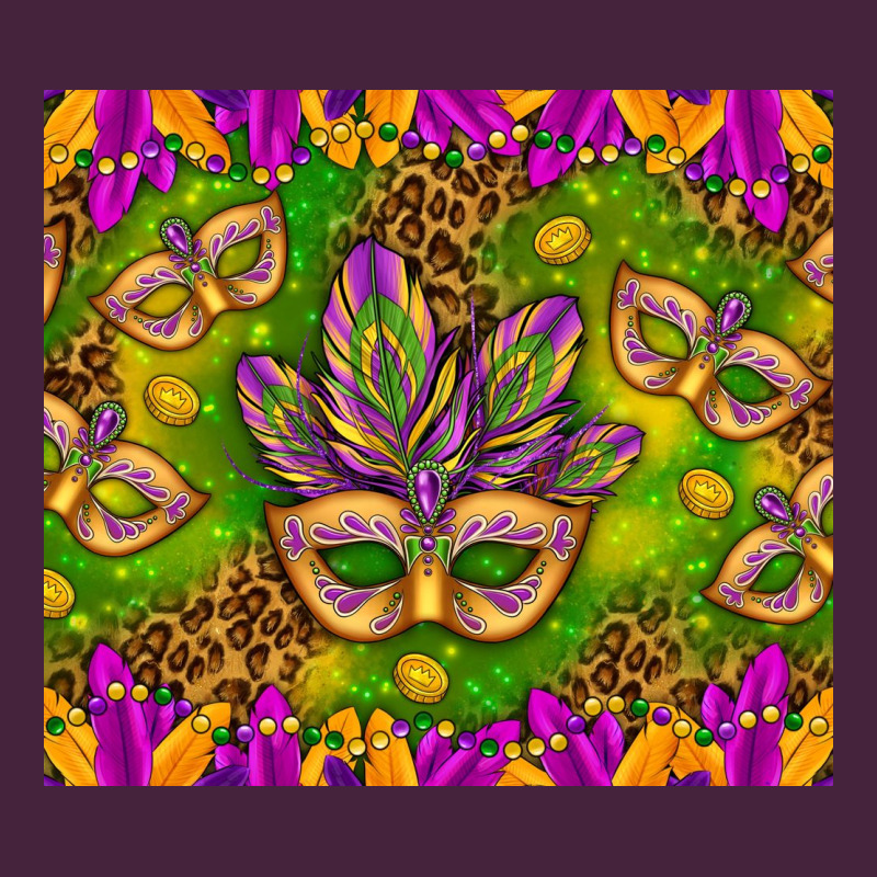 Mardi Gras Masks And Coins Tumbler Premium Tee by HowdyJamesFarm | Teevron