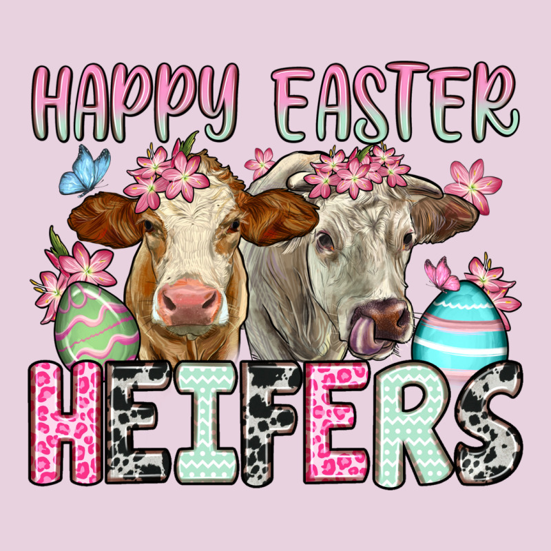 Happy Easter Heifers Ladies Tee by OliviaCreatesArt | Teevron