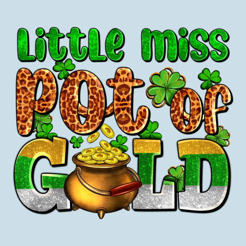 St. Patrick's Little Miss Pot Of Gold Ladies Tee by OliviaCreatesArt | Teevron