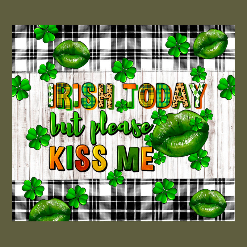 Irish Today But Please Kiss Me St. Patricks Day Vintage Tee by FaDigitalArtStudio | Teevron