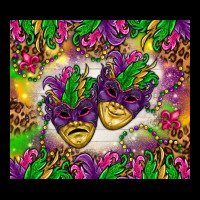 Mardi Gras Masks Tumbler Premium Tee | Teevron