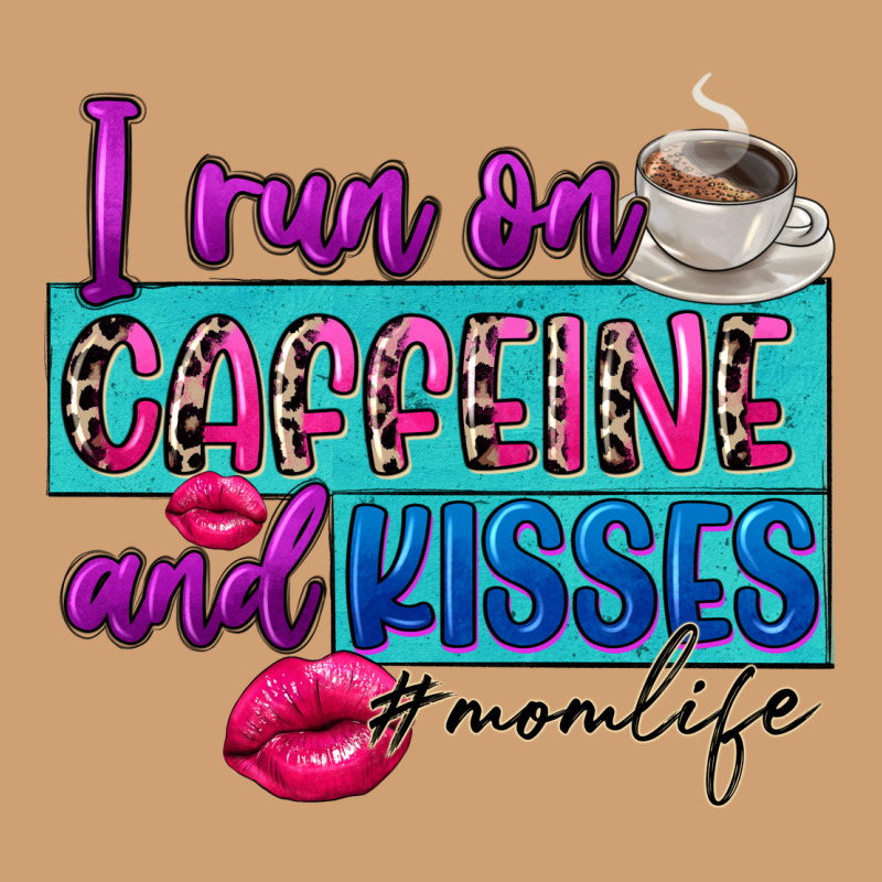 I Run On Caffeine And Kisses Vintage Tee by FaDigitalArtStudio | Teevron