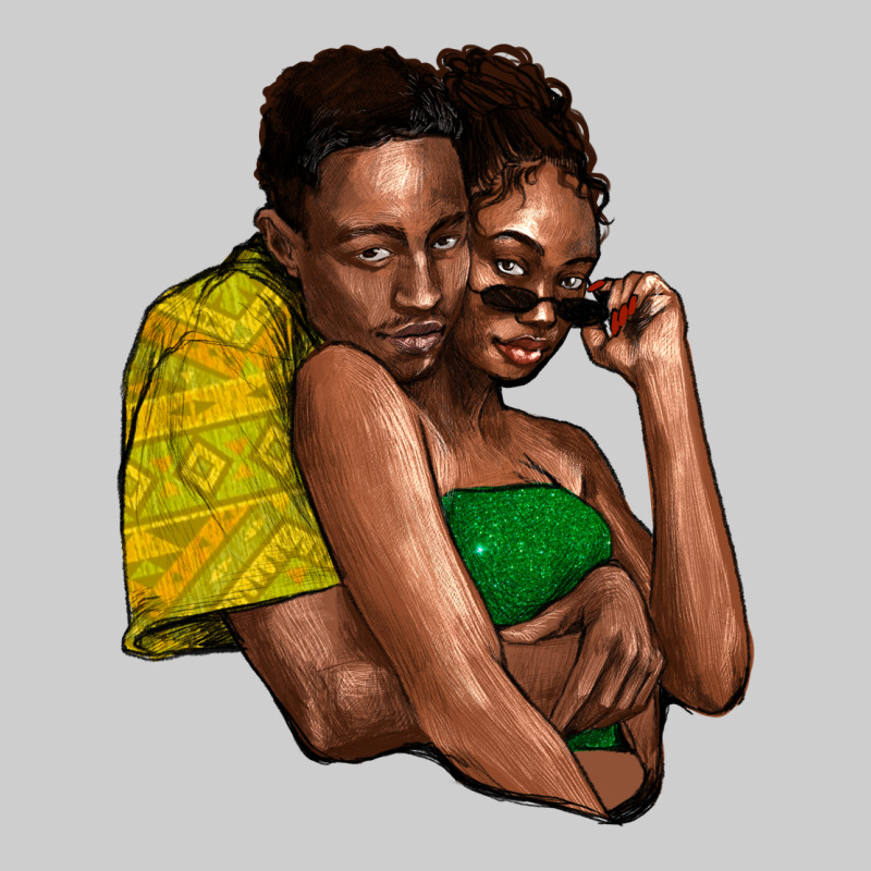 Black Couple Premium Tee by HowdyJamesFarm | Teevron