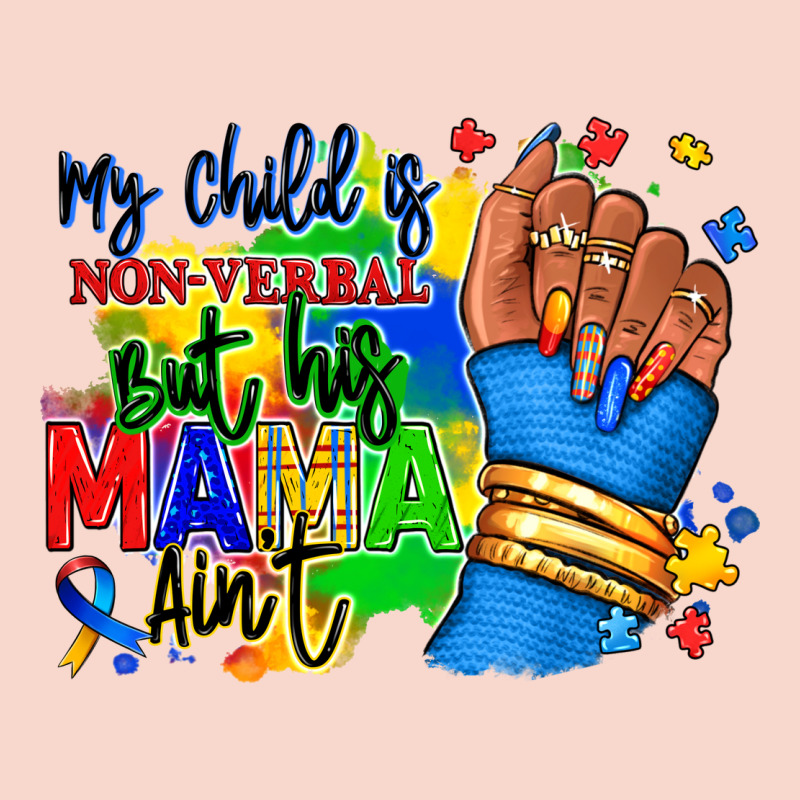 My Child Is Non Verbal But His Mama Aint Afro Urban Hoodie by RanaPortraitStore | Teevron