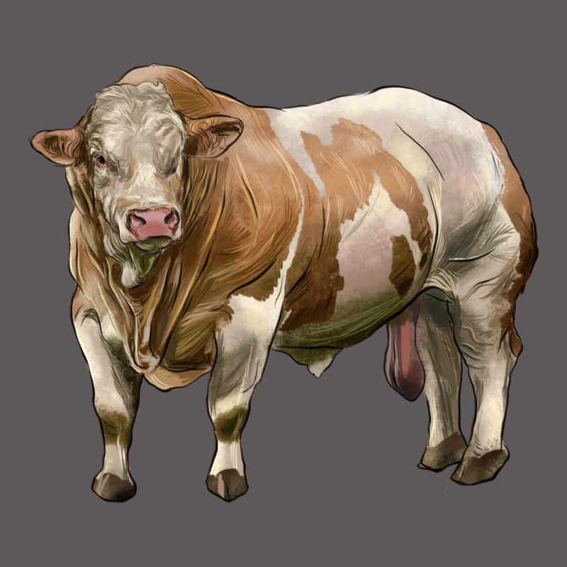 Simmental Bull Premium Hoodie by LillyAllenDesigns | Teevron