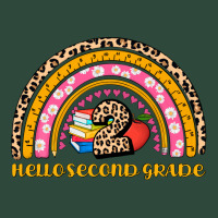 Back To School Rainbow Hello Second Grade Zipper Hoodie | Teevron