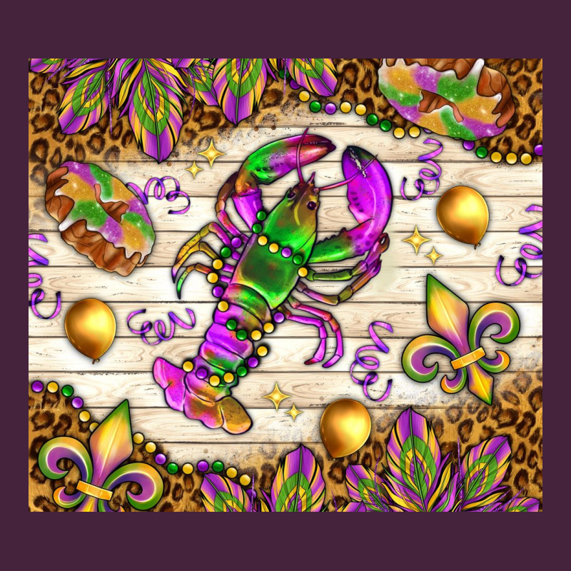 Mardi Gras With Crab Tumbler Premium Tee by HowdyJamesFarm | Teevron
