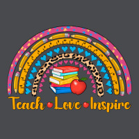 Back To School Rainbow Teach Love Inspire Zipper Hoodie | Teevron