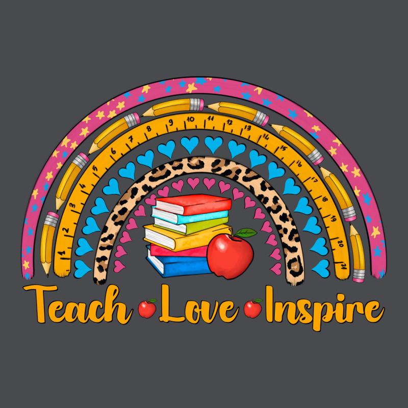 Back To School Rainbow Teach Love Inspire Zipper Hoodie by AdoDesignShop | Teevron