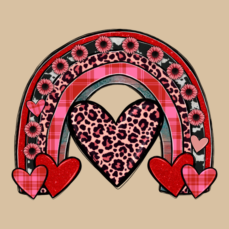 Valentines Heart Rainbow Heavyweight Hoodie by JahusDesignShop | Teevron