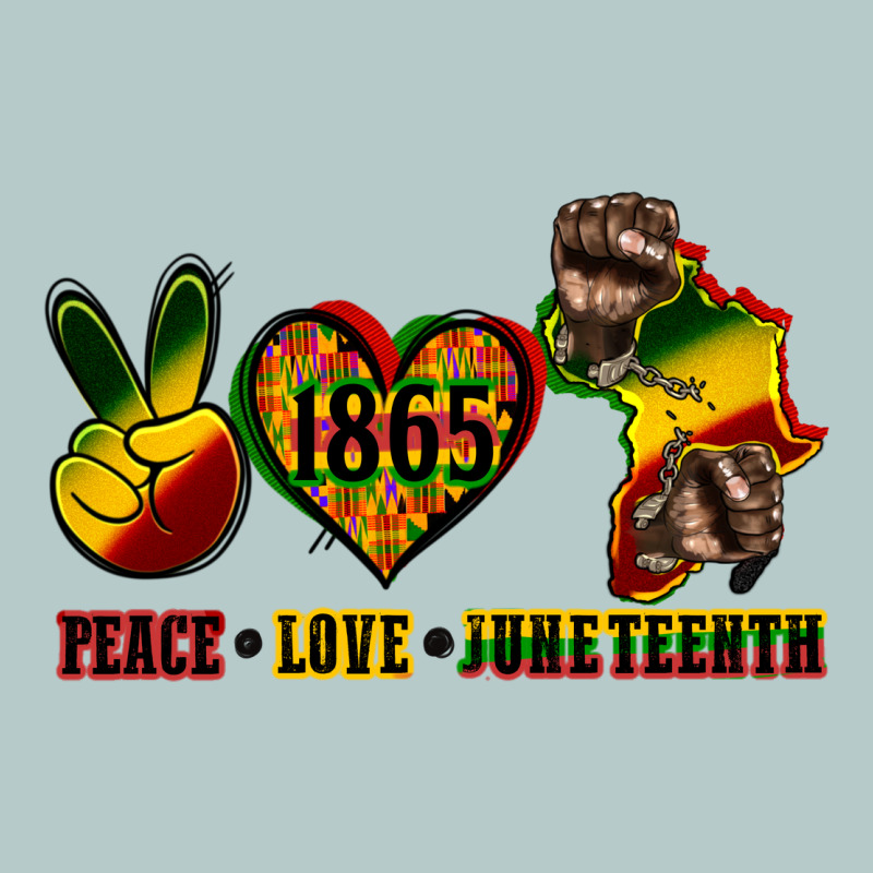 Peace Love Juneteenth Heavy Core Tee by CowGirlArtShop | Teevron