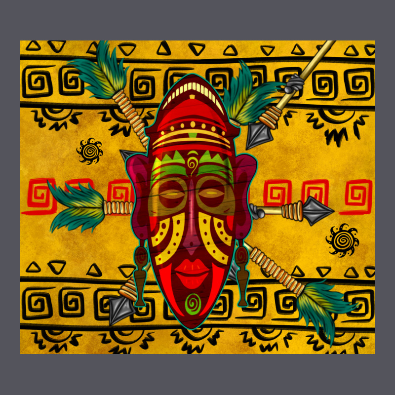 African Mask Tumbler Vintage Hoodie by BundleAndBundleShop | Teevron