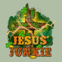 Jesus Junkie St. Patricks Day Urban Heavy Tee | Teevron