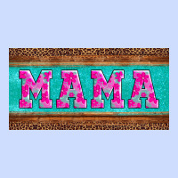 Floral Mama Mother's Day License Plate Urban Heavy Tee | Teevron