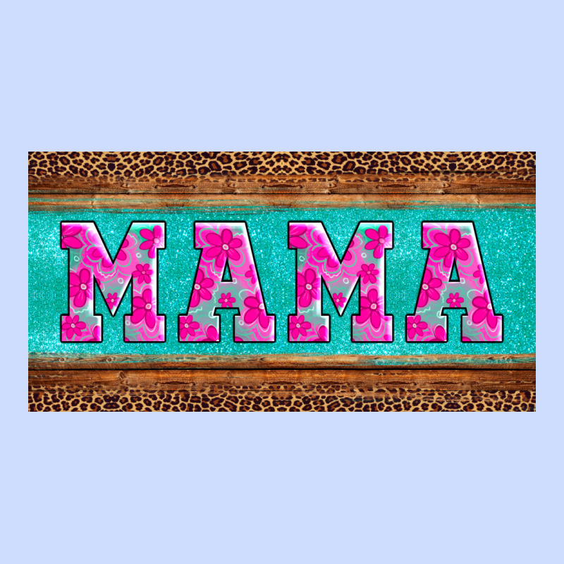 Floral Mama Mother's Day License Plate Urban Heavy Tee by Jasminsmagicworld | Teevron