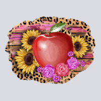 Apple Sunflower Back To School Background Zipper Hoodie | Teevron