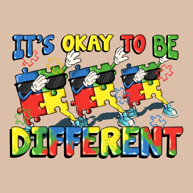 It's Okay To Be Different Autism Urban Heavy Tee by FaDigitalArtStudio | Teevron