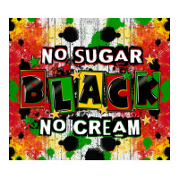 no sugar no cream black tumbler | Teevron