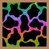 Cow Glitter Seamless Pattern Long Sleeve Tee | Teevron