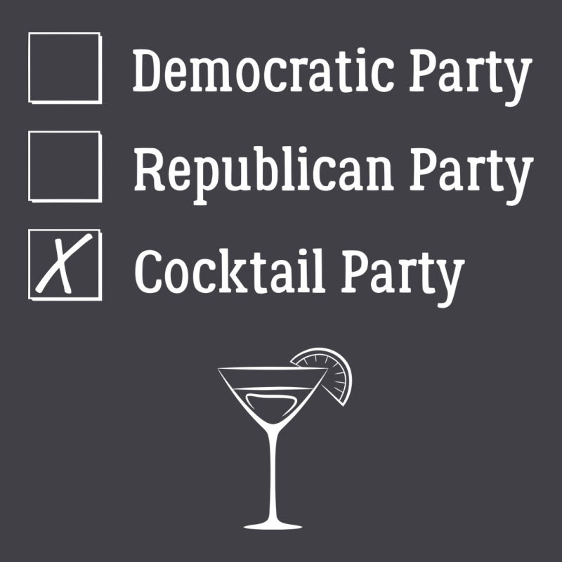 Democratic Republican Cocktail Party Funny Heavyweight Hoodie by artisFamous | Teevron