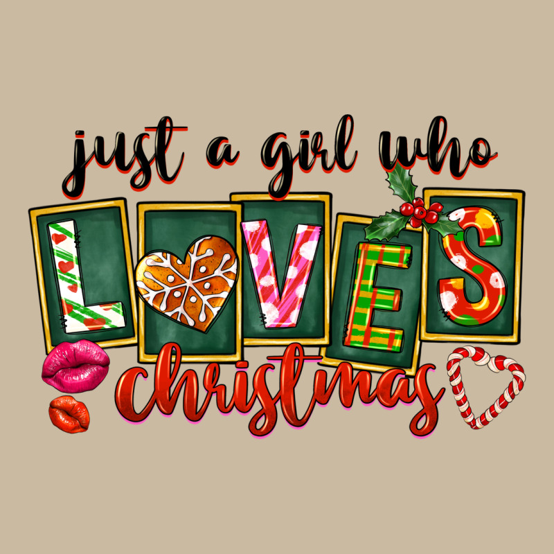 Just A Girl Who Loves Christmas Long Sleeve Tee by FaDigitalArtStudio | Teevron