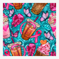 Breast Cancer Coffee Cups With Butterfly Seamless Pattern Bbs Urban Heavy Tee | Teevron