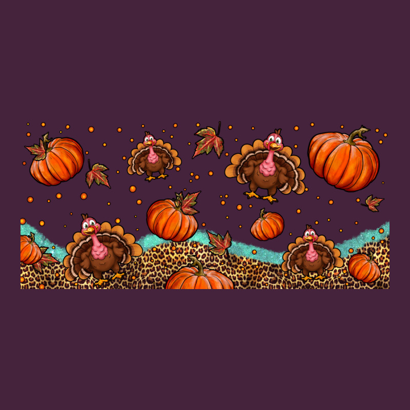 Turkey Thanksgiving Pumpkin Libbey Glass Long Sleeve Tee by BundleAndBundleShop | Teevron
