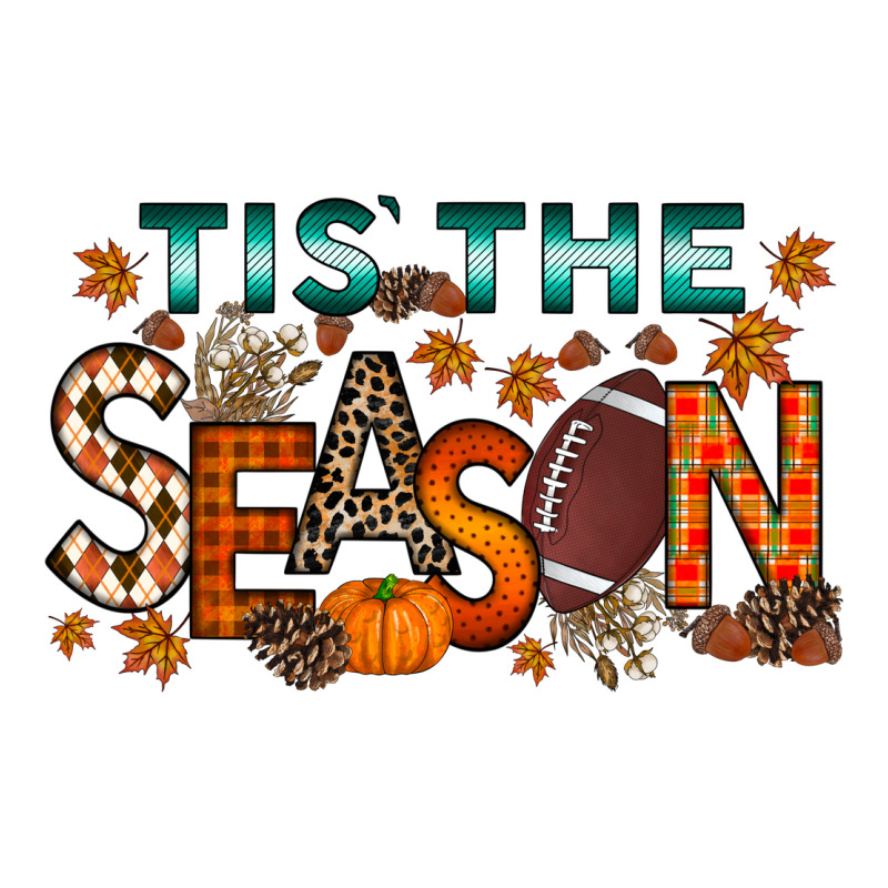 Tis The Season Football Premium Hoodie by RacoonDesign | Teevron