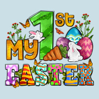 Easter Day My First Easter With Eggs And Rabbits Ladies Tee | Teevron