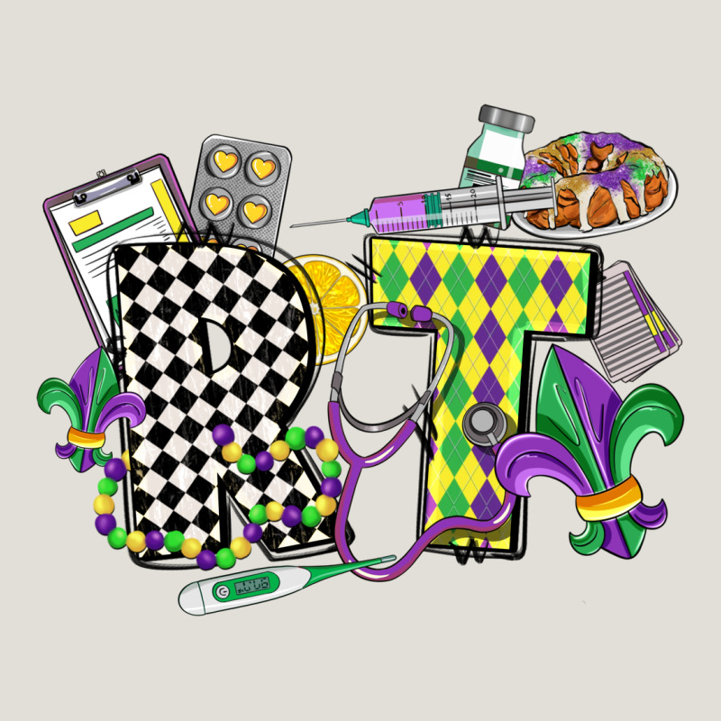 Respiratory Therapist Mardi Gras Heavy Core Tee by CowGirlArtShop | Teevron