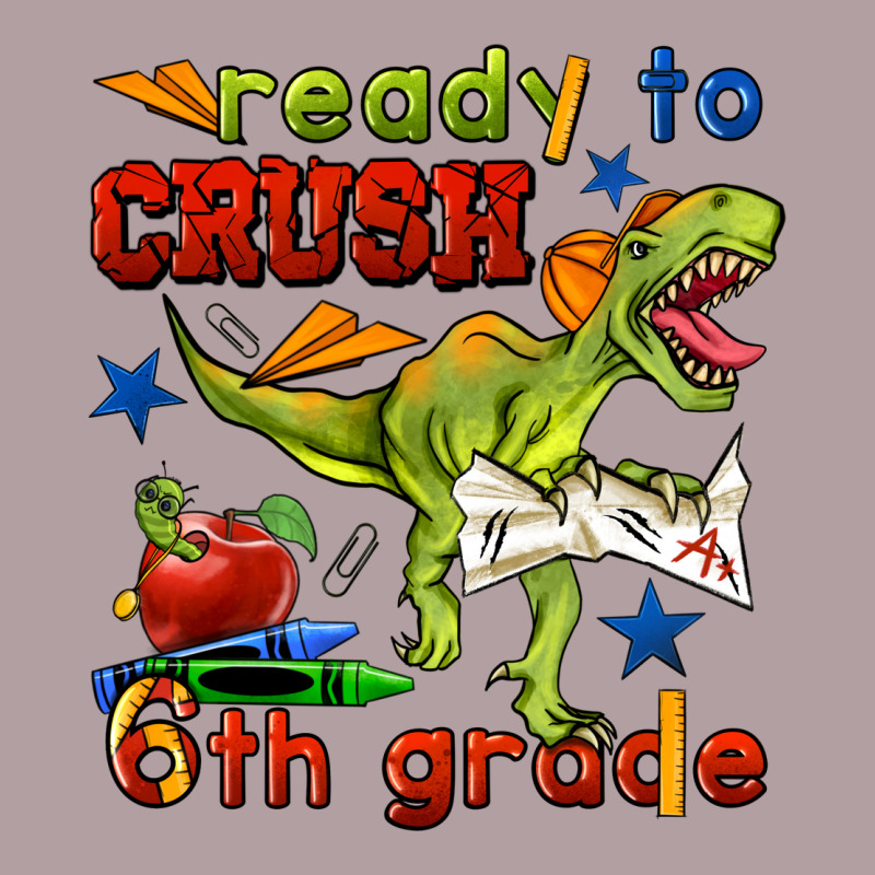 Ready To Crush 6th Grade Vintage Hoodie by BundleAndBundleShop | Teevron