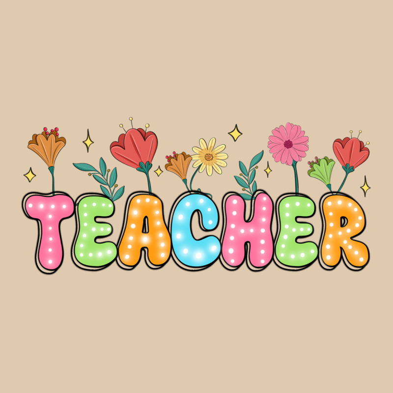 Custom Teacher Flowers Heavyweight Sweatshirt by JahusDesignShop | Teevron
