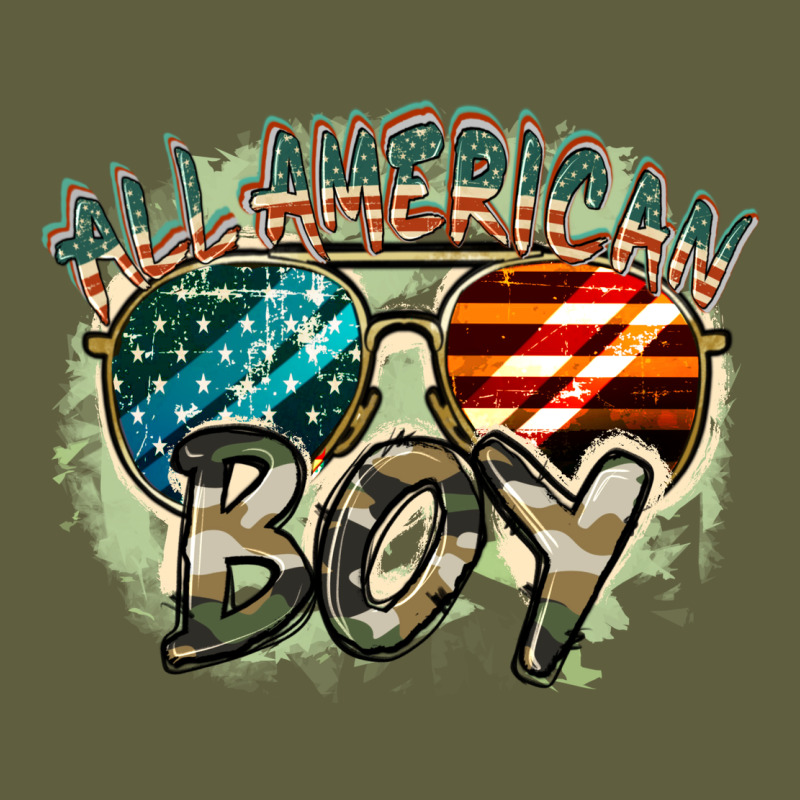 All American Boy 4th Of July Vintage Tee by FaDigitalArtStudio | Teevron