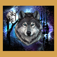 Wolf And Full Moon Urban Hoodie | Teevron