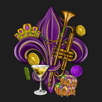 Fleur De Lis Mardi Gras Classic Tee | Teevron